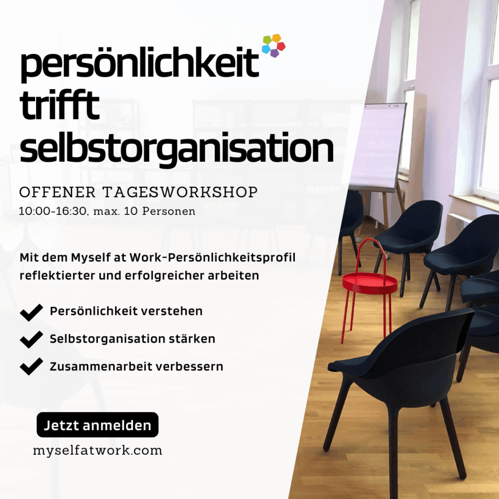 <small>Workshop: Persönlichkeit trifft Selbstorganisation </small>